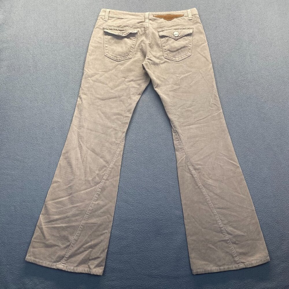 BCBGMAXAZRIA Women's Corduroy Pants Size 29,Beige,Stretch - Picture 2 of 14